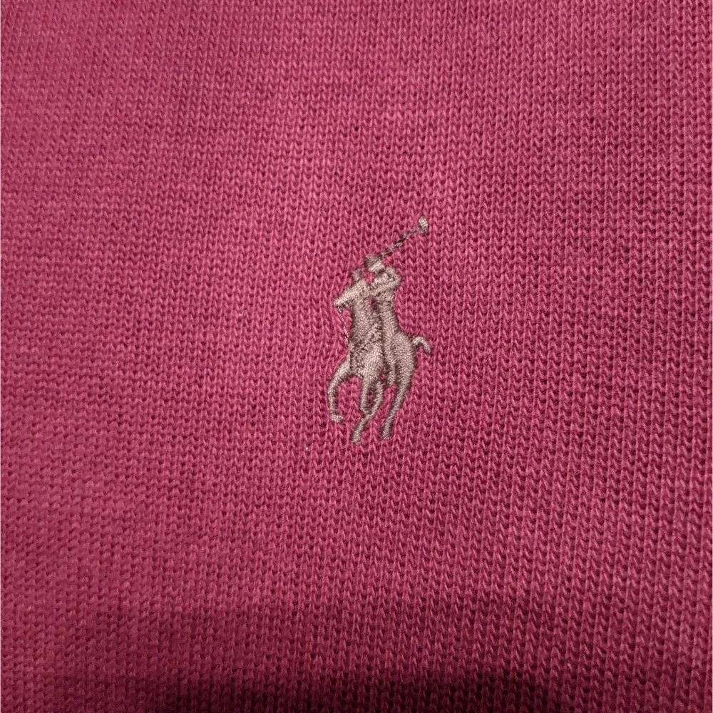 POLO RALPH LAUREN Men Quarter Zip Cotton Knit Shirt XL